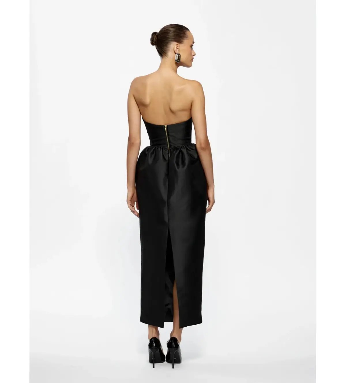 Effie Kats Lillia Midi Dress in Black Size XS 6 photo 4