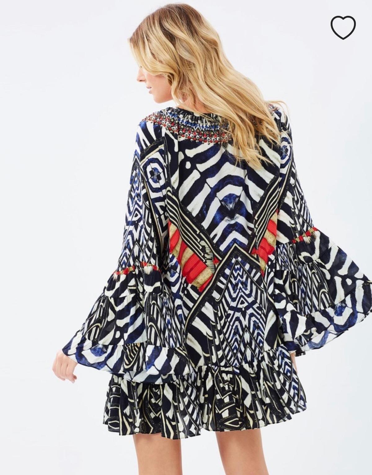 Camilla 'Louwalan Tales' A Line Frill Dress Size S photo 4