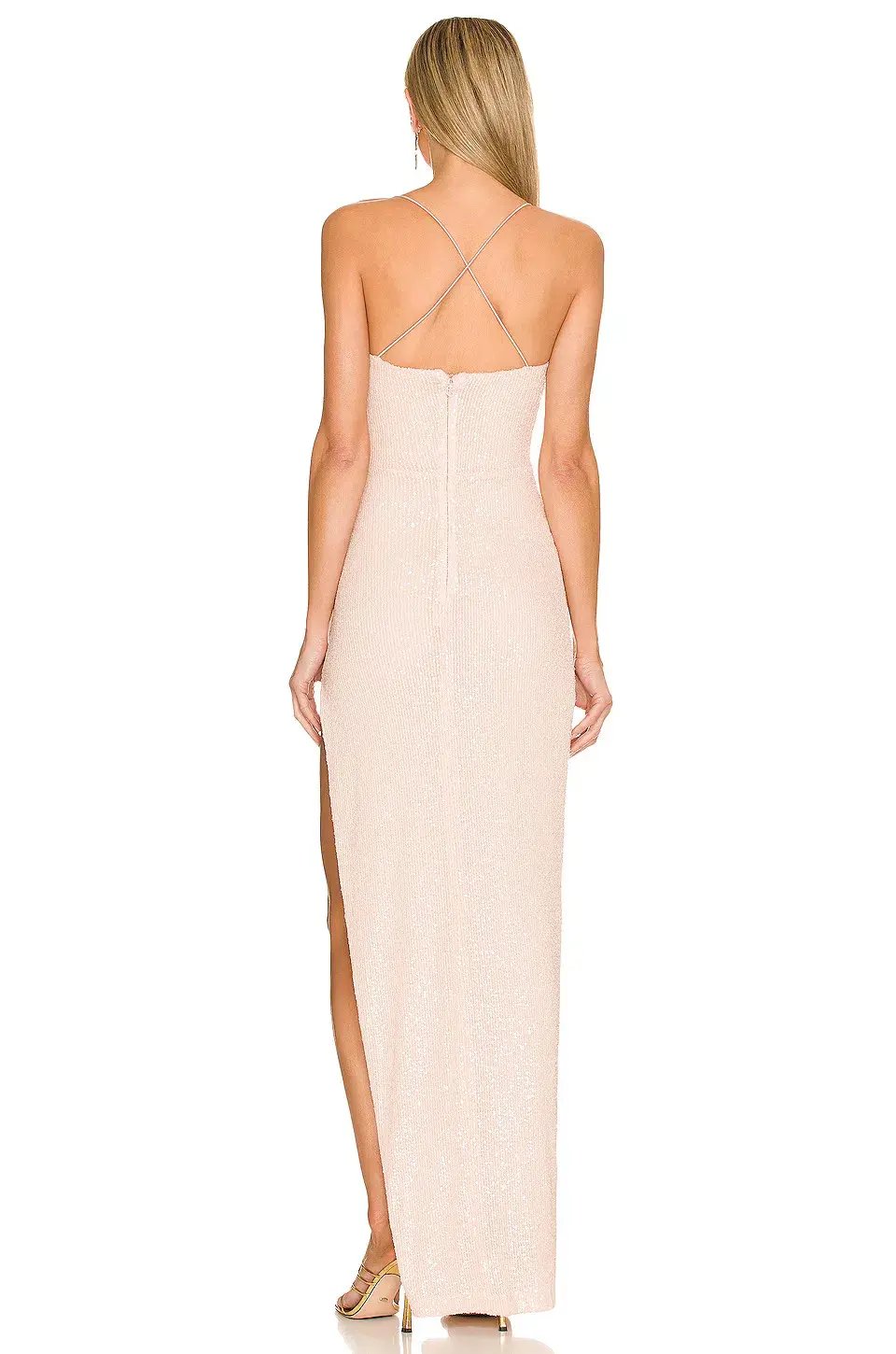 Nookie Leilani Gown Nude Size 8 photo 2