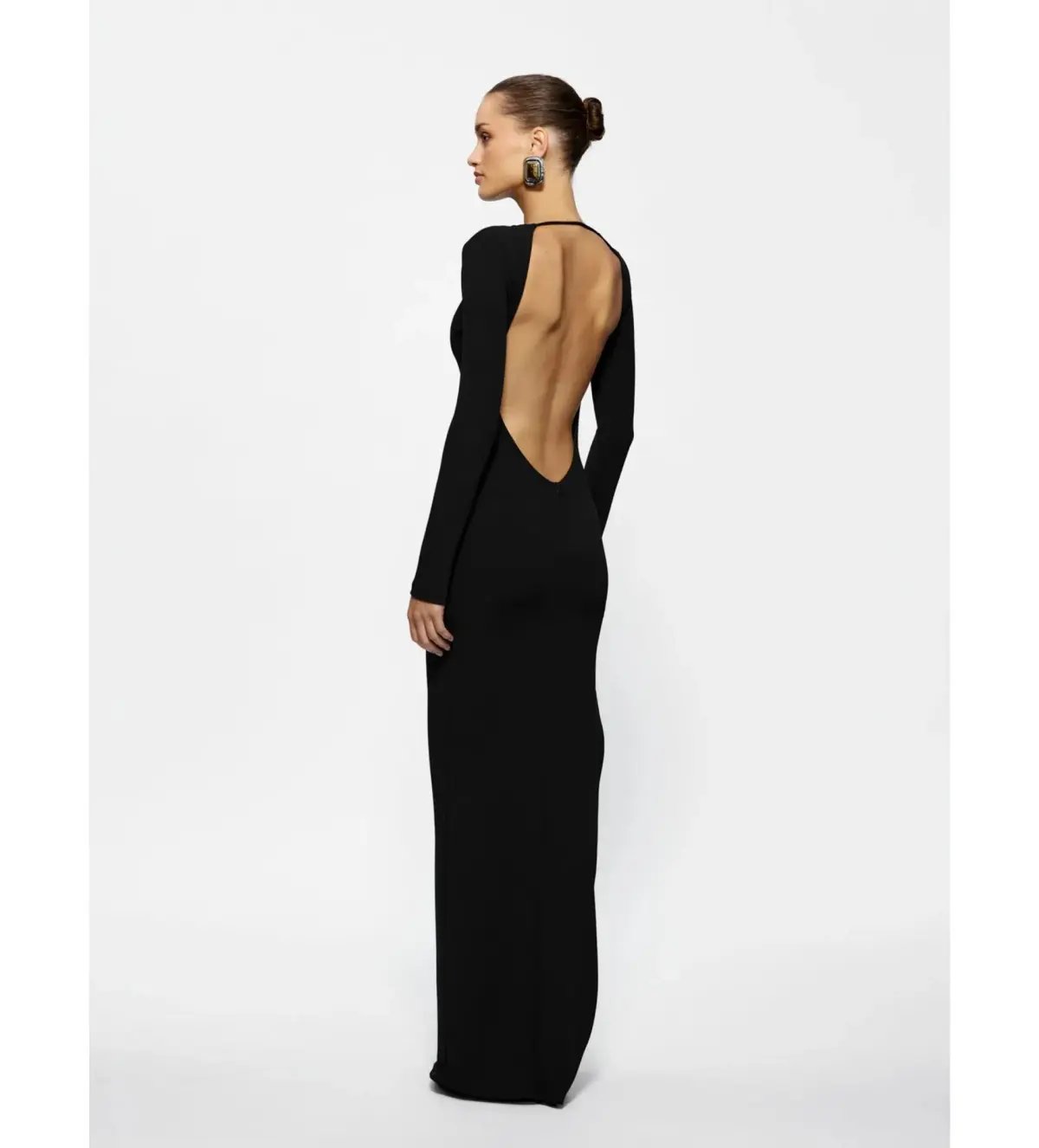 Effie Kats Indie Gown in Black Size 8 photo 4