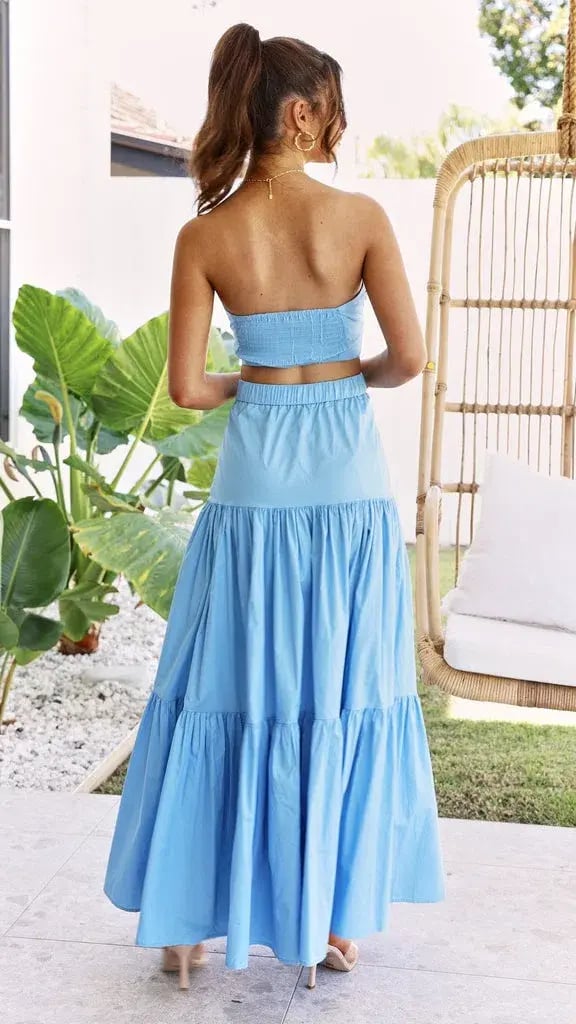 Runway the Label Ayla Set in Periwinkle Blue Size 8 photo 3