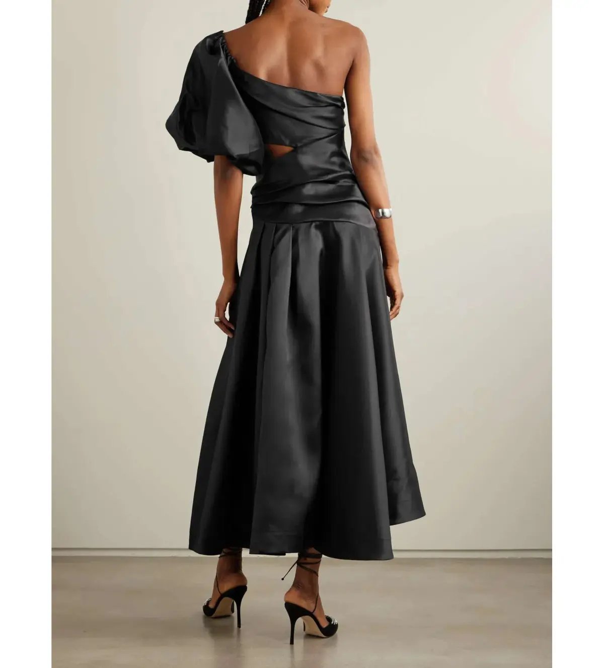 Alemais Regent Noir Gown Black Floral Size AU 16 photo 3