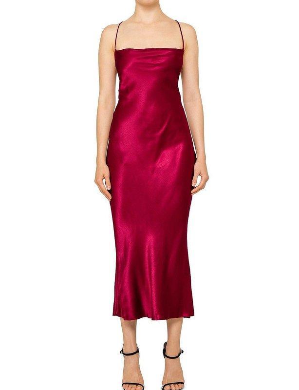 Bec & Bridge Kaia Cowl Midi Dress Plum Size 10 photo 3