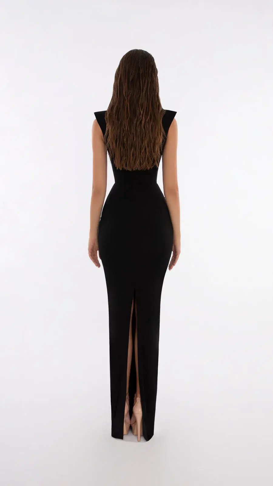 Albina Dayla Halter Neck Spider Dress Black Size 12 photo 2
