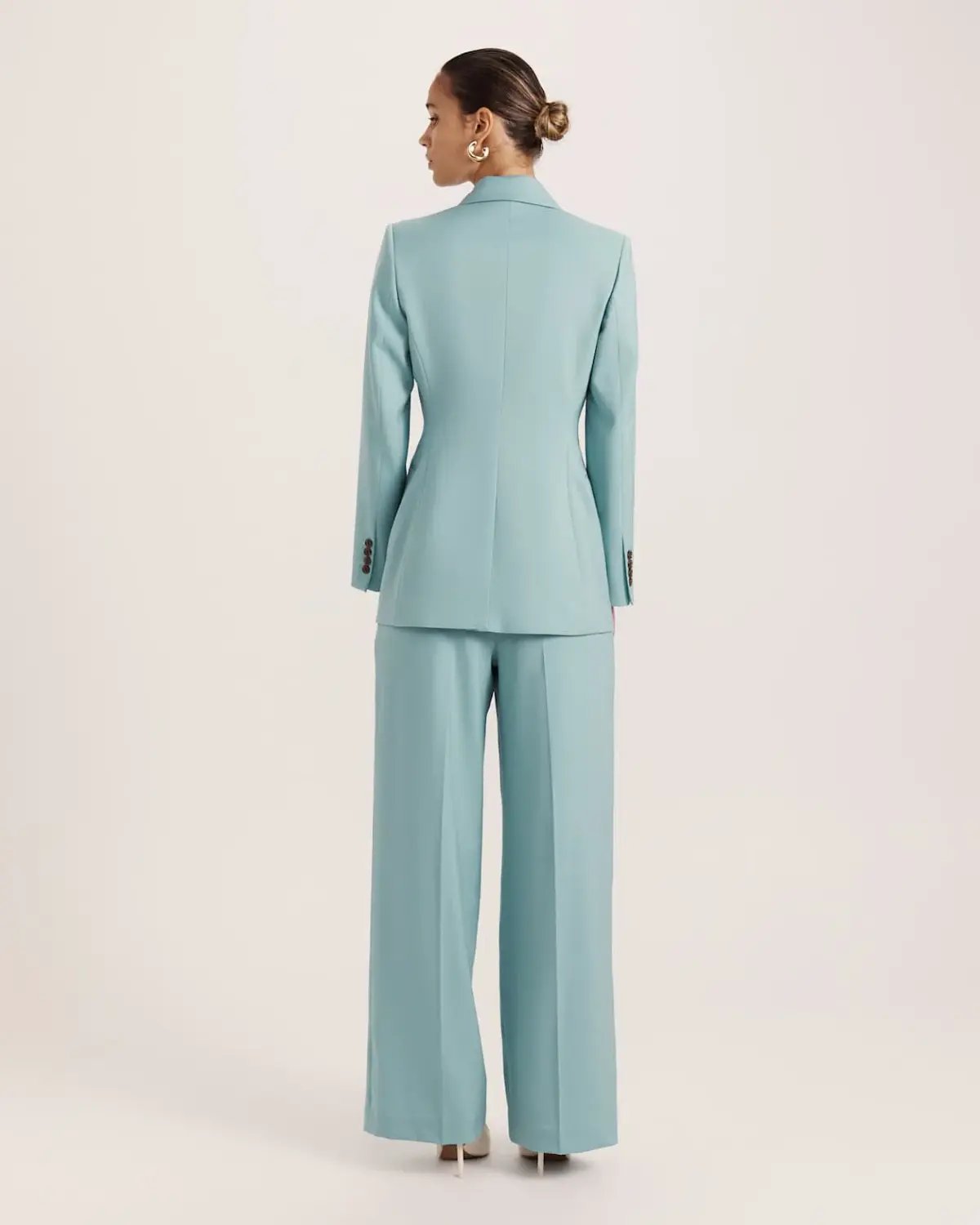 Saba Suki Classic Blazer Seafoam Size 12 photo 5