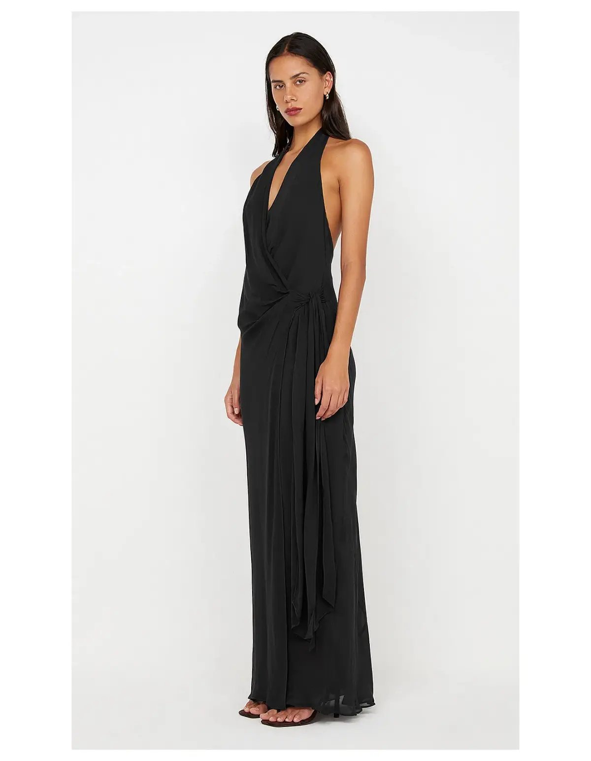 Bec and Bridge Senova Wrap Dress Black Size 6/XS photo 2