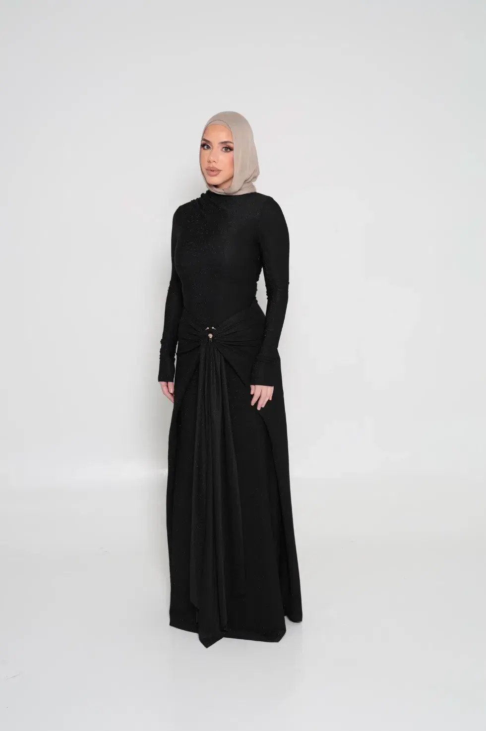 Alaía Muse Aleena Maxi Dress in Black Size S / AU 8 photo 2