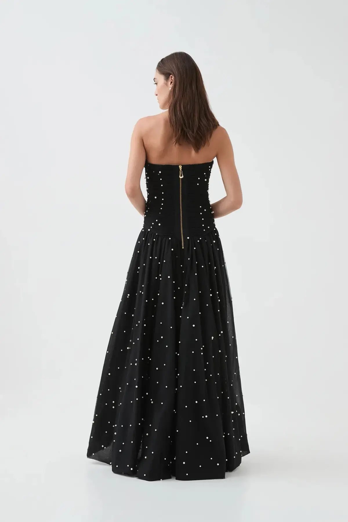 Aje Juniper Gown Black Size AU 8 photo 4