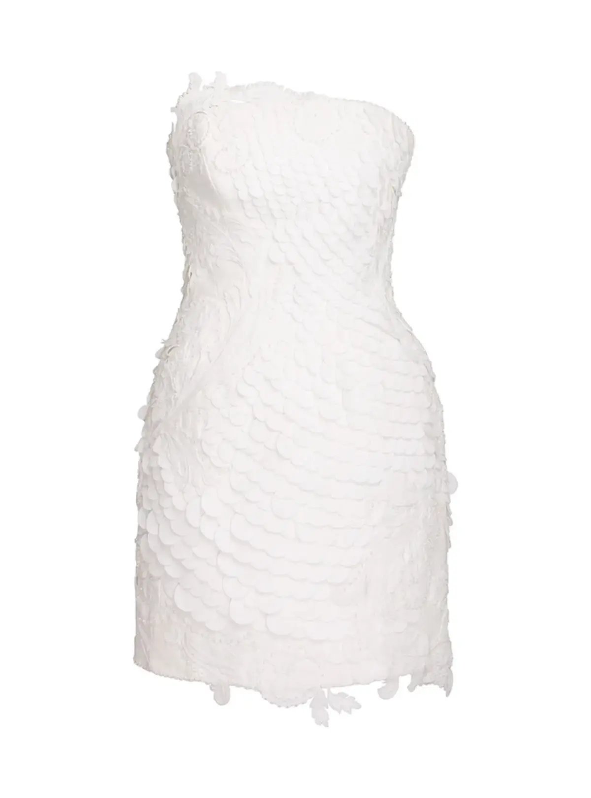Zimmermann Tama Filigree Mini Dress Ivory Size 2 / AU 12 photo 4
