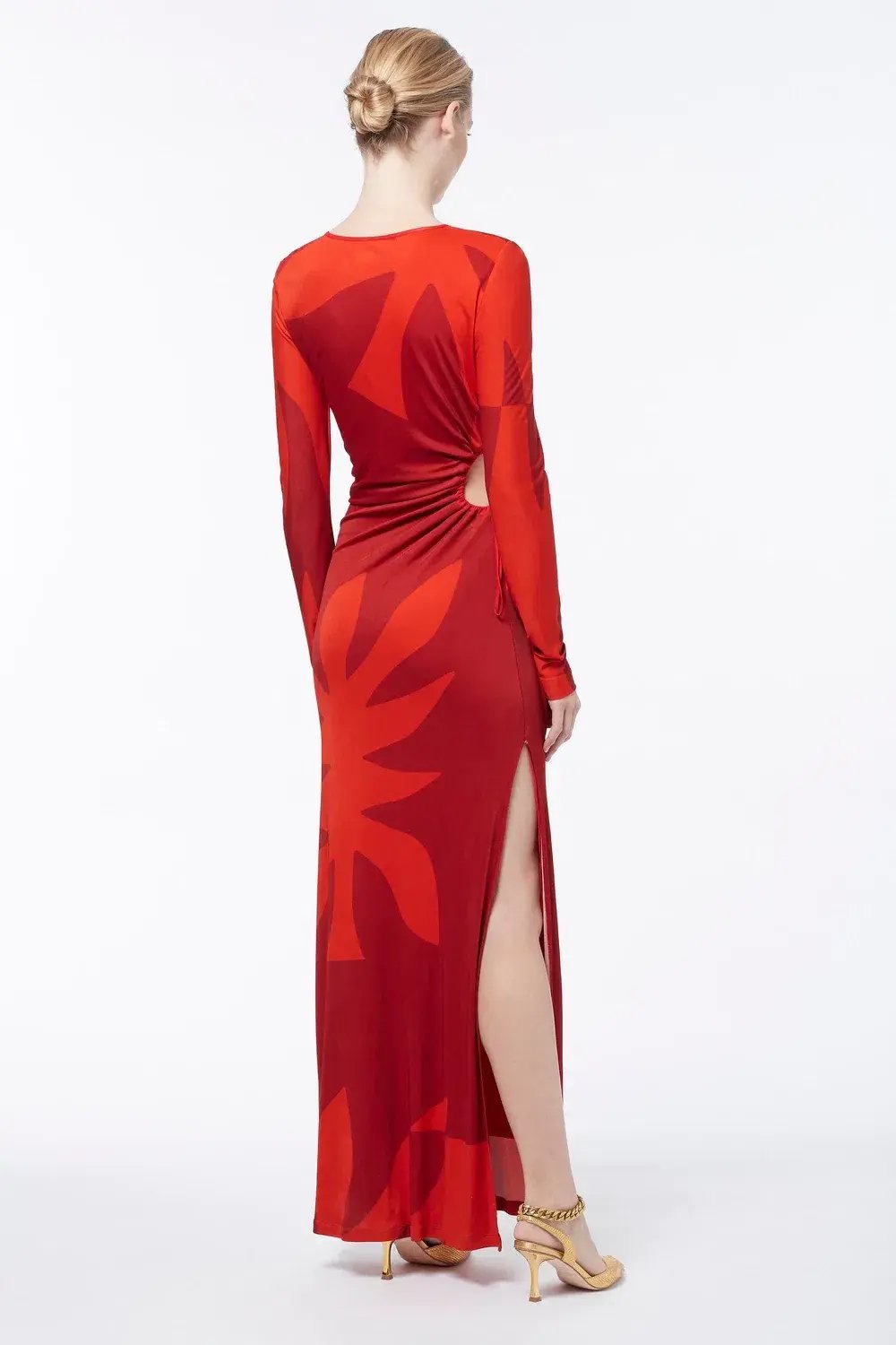 Manning Cartell Incredible Flame Tree Dress Red Size 10 photo 4