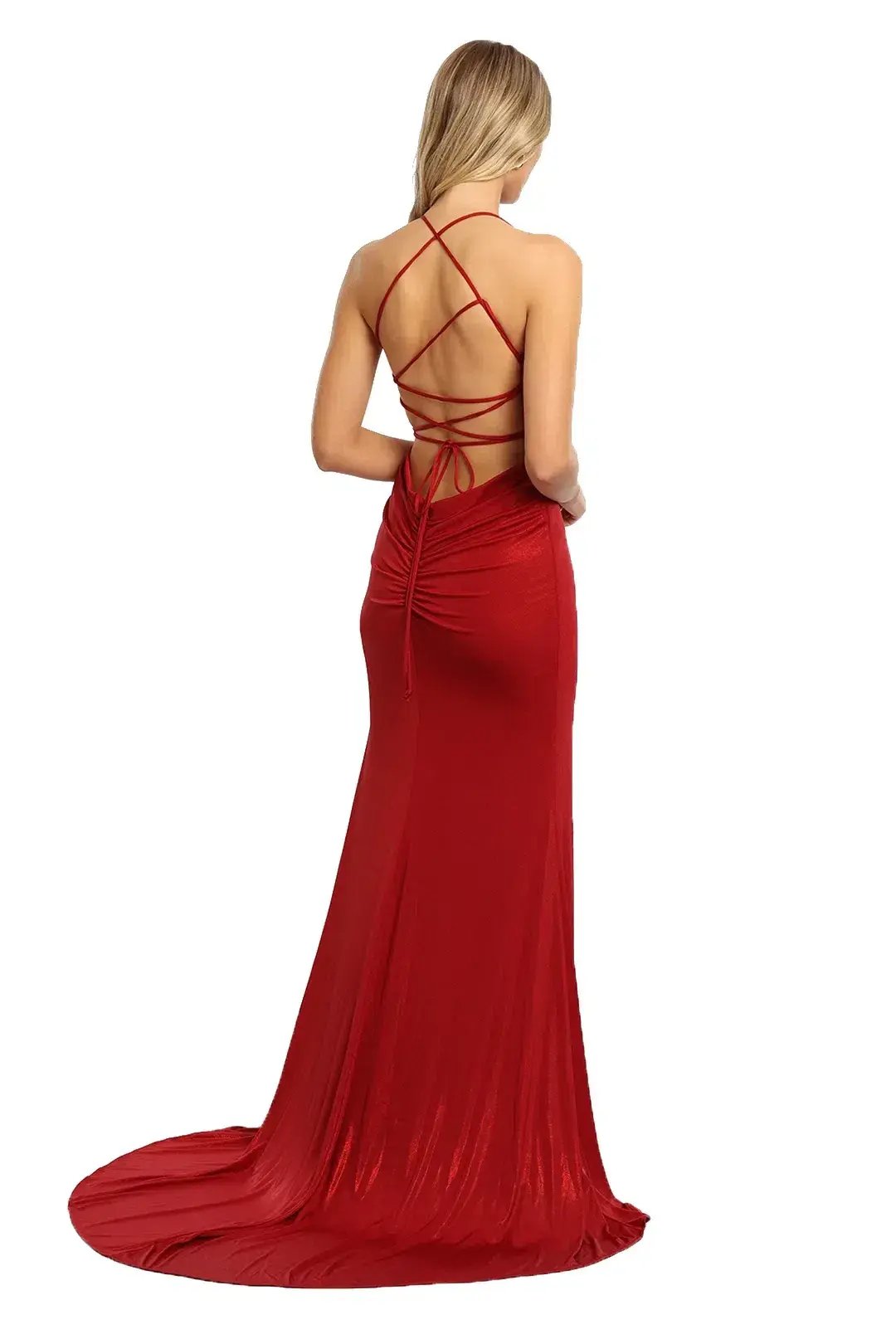 Tania Olsen Milton Gown in Red Size 6 photo 3
