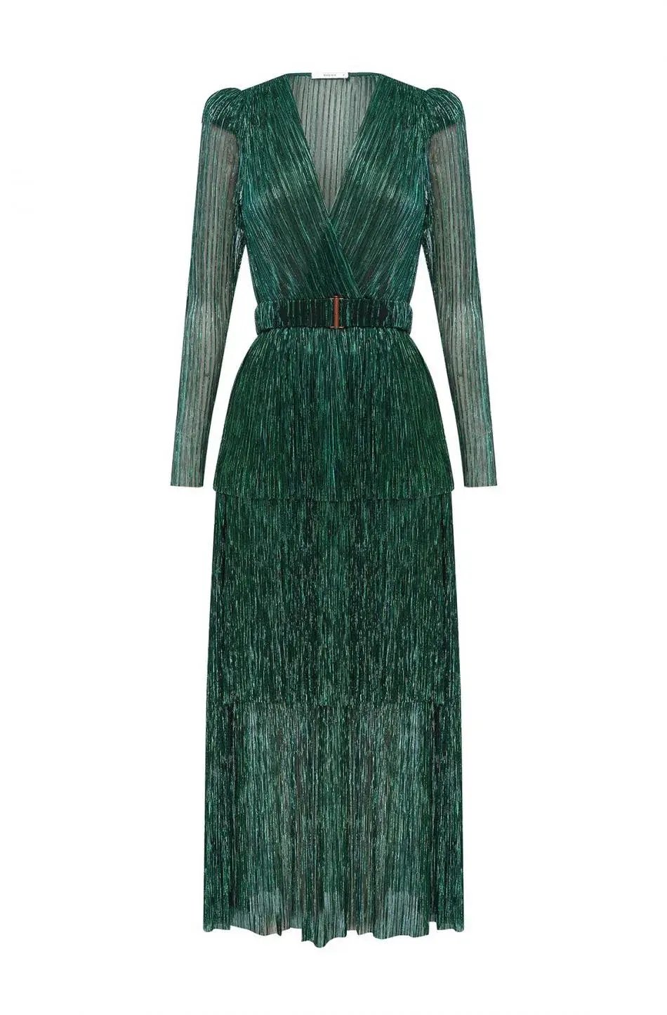Sheike All That Sparkles Dress Green Size 8 photo 3