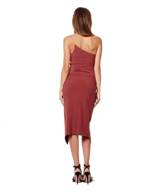 Bec & Bridge Lady Allure Skirt & Top Set Burgundy Size 8 photo 2