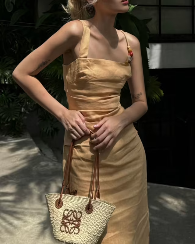 Sir The Label Antonia Beaded Midi photo 2