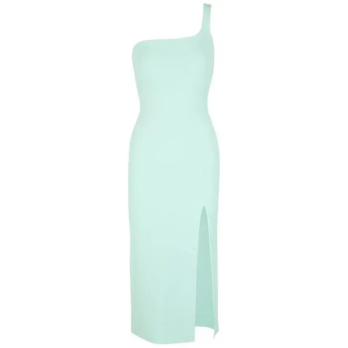 Bec & Bridge Ariel One Shoulder Midi Dress in Mint Size 8 photo 4