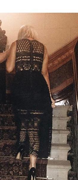 Sheike black Amelia lace dress size 8 photo 2