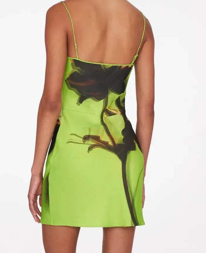 Rat & Boa Orisha Mini Dress Green Size 10 photo 2