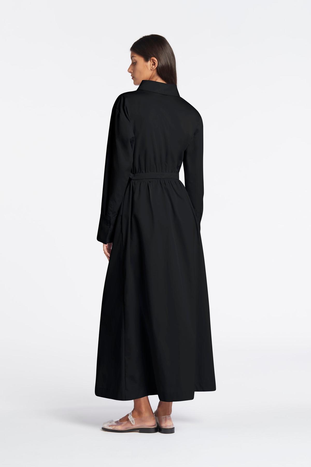 Sir The Label Ilkin Deconstructed Shirt Dress Black Size 1 / AU 8 photo 2