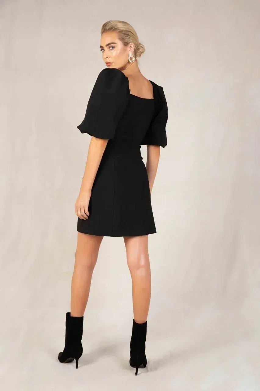Misha Chanel Dress Black Size 10 photo 3
