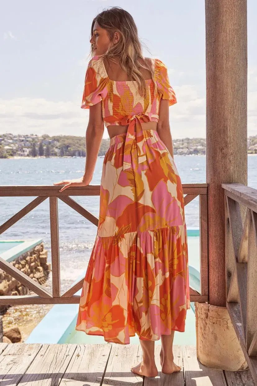 Mister Zimi Yasmin Skirt and Luisa Top in Tahiti Size AU 12 photo 3