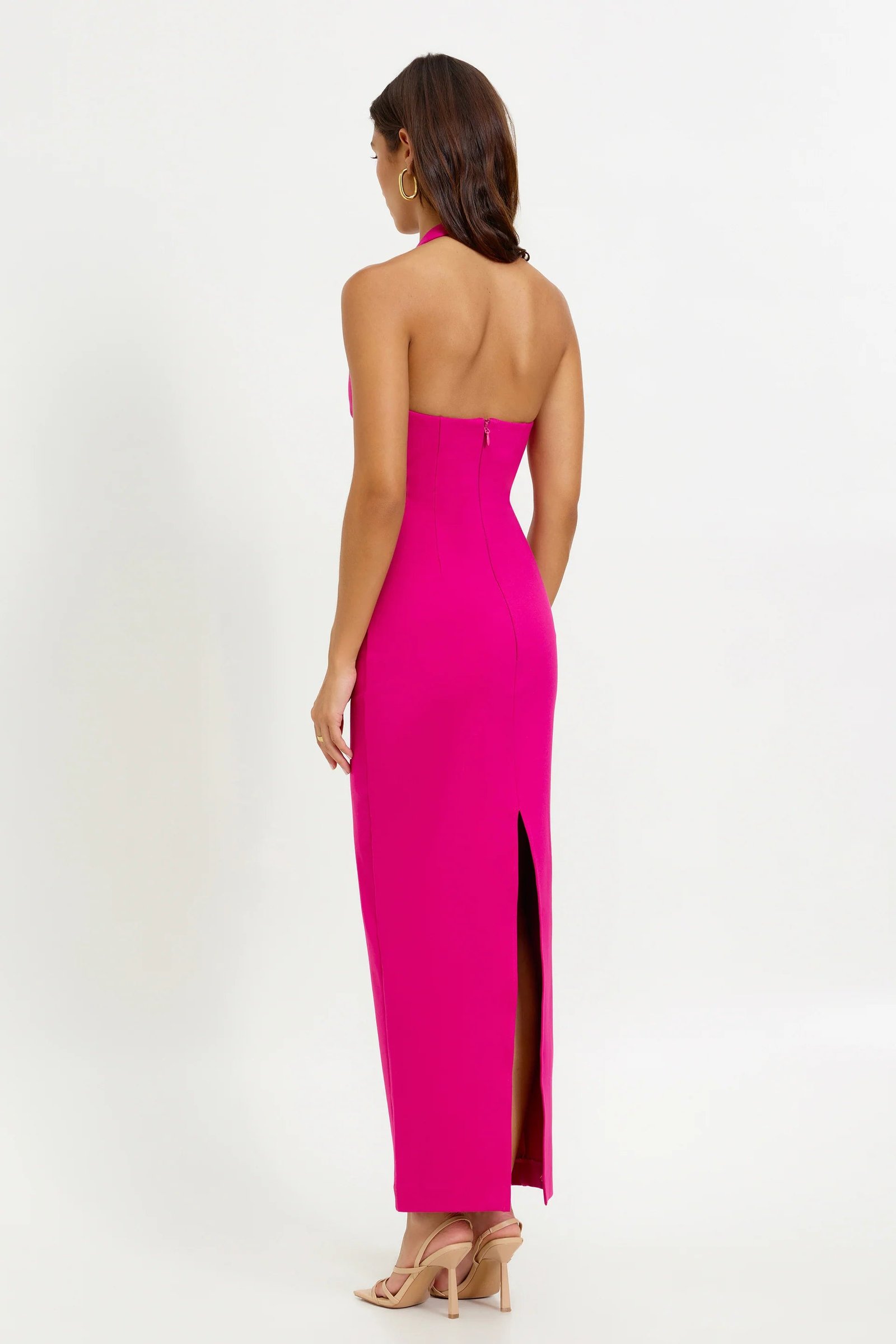 LEXI PIRRO DRESS - MAGENTA photo 3