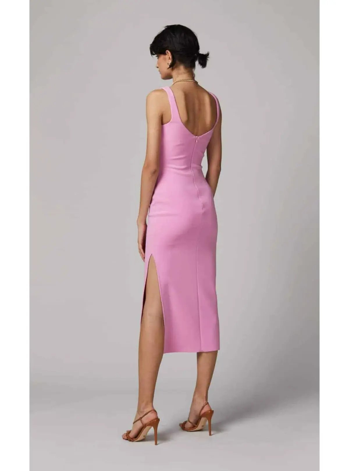 Bec & Bridge Joelle Midi Dress Pink Size AU 6 photo 2