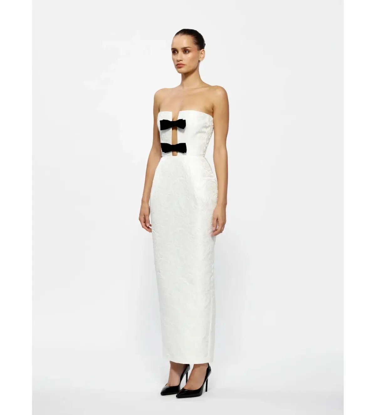 Effie Kats Kiera Maxi Dress Ivory Size S/AU 8 photo 2