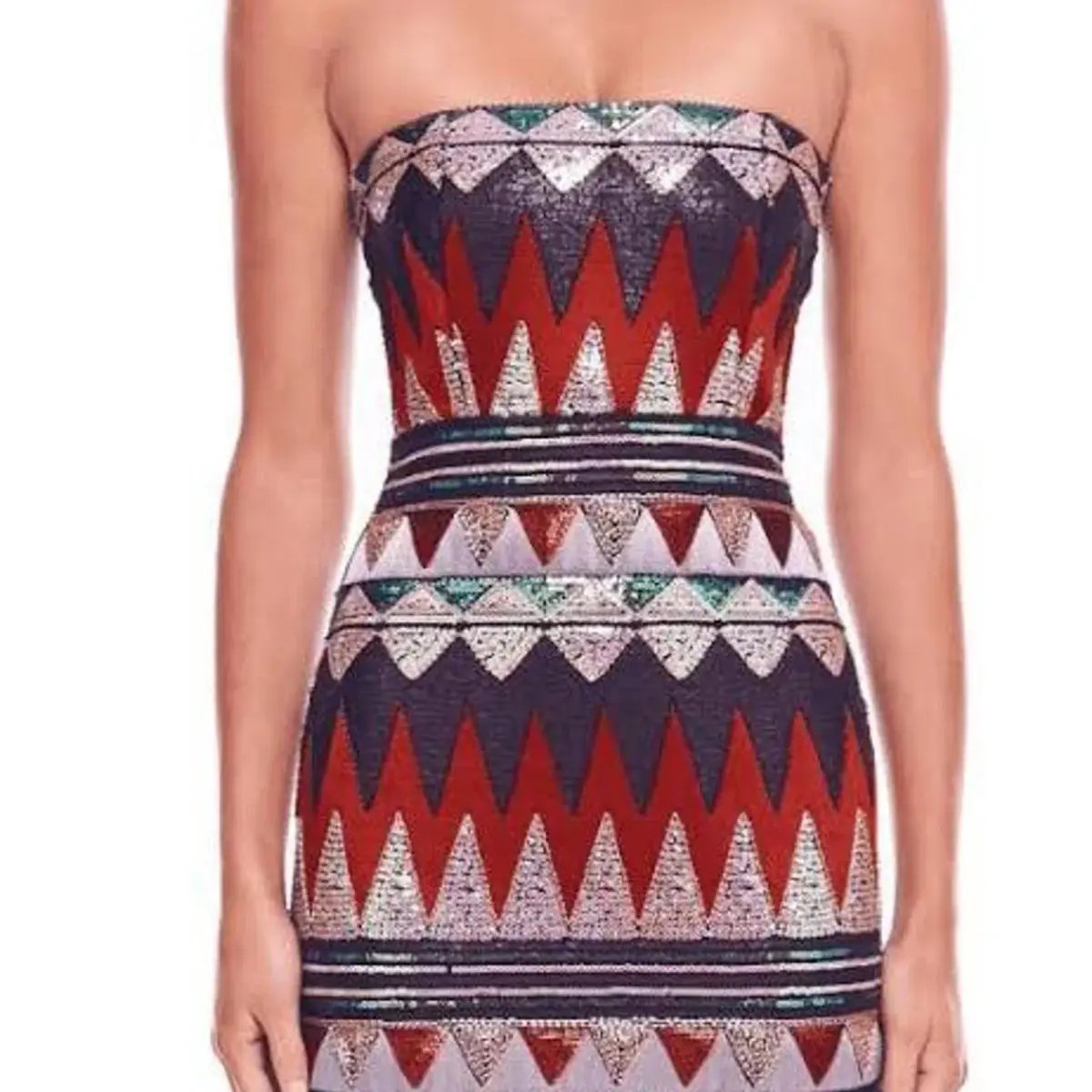 Eliya the Label Perplex Dress Multi Sequin Size 6 photo 2