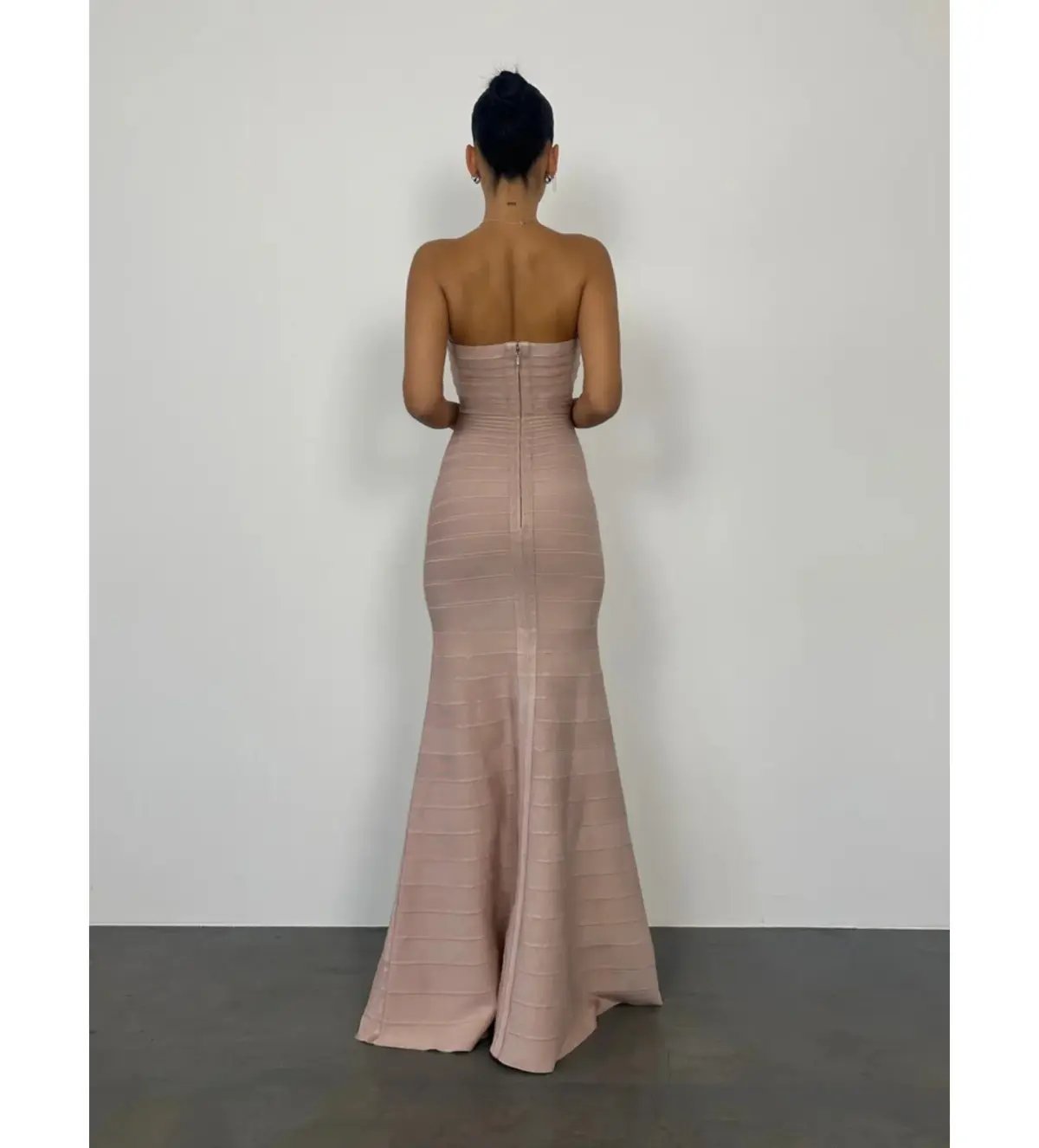Herve Leger Sara Gown Blush Size S / AU 8 photo 3