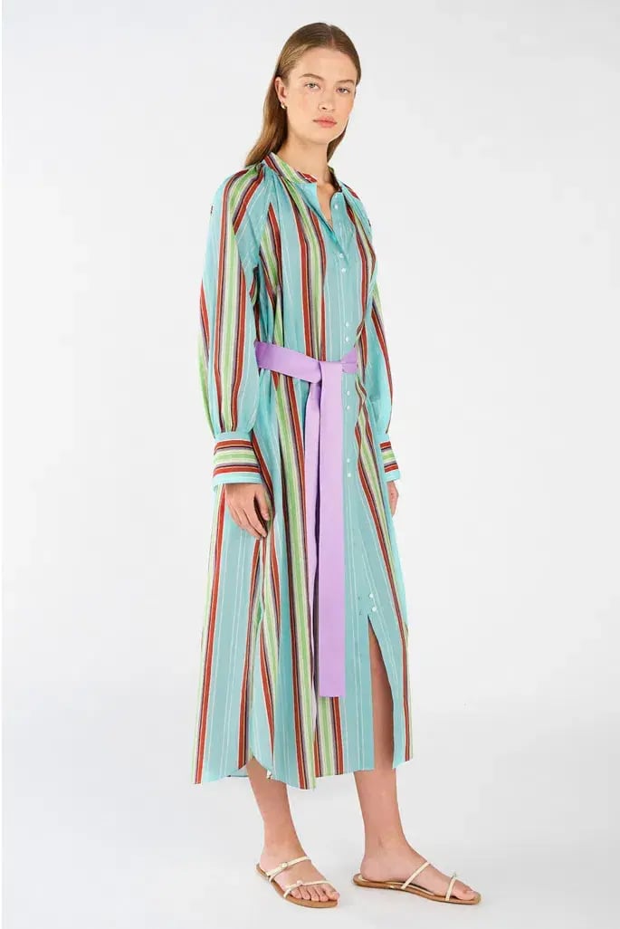 Oroton Shirtdress Midi Multi Size 12 photo 2