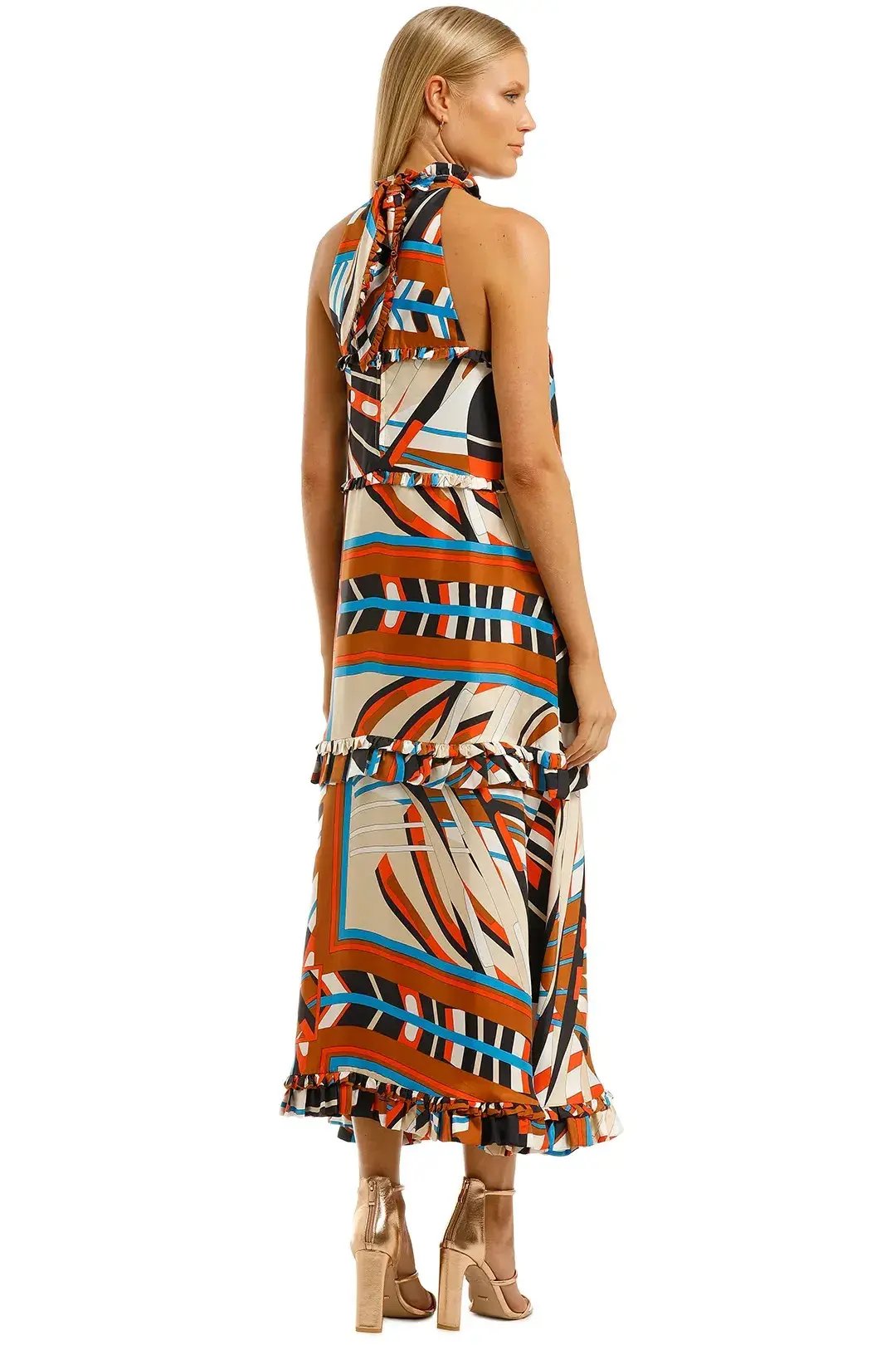Scanlan Theodore Geometric Dress Print Size 8 photo 2