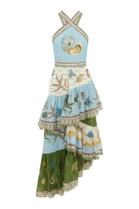 Alemais Bath House Midi Dress Multi Size 12 photo 5
