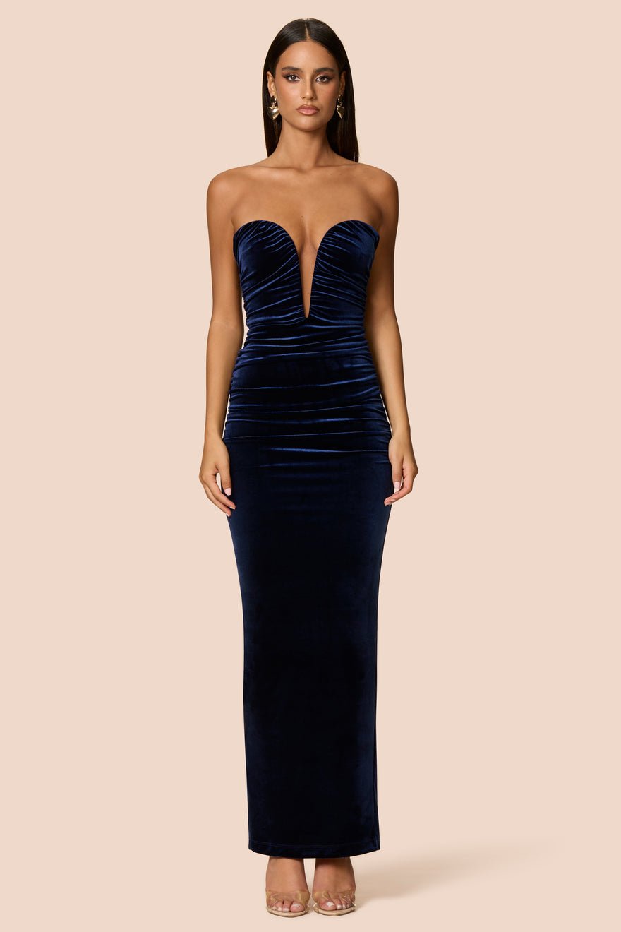 Nookie Nina Gown - Navy photo 3