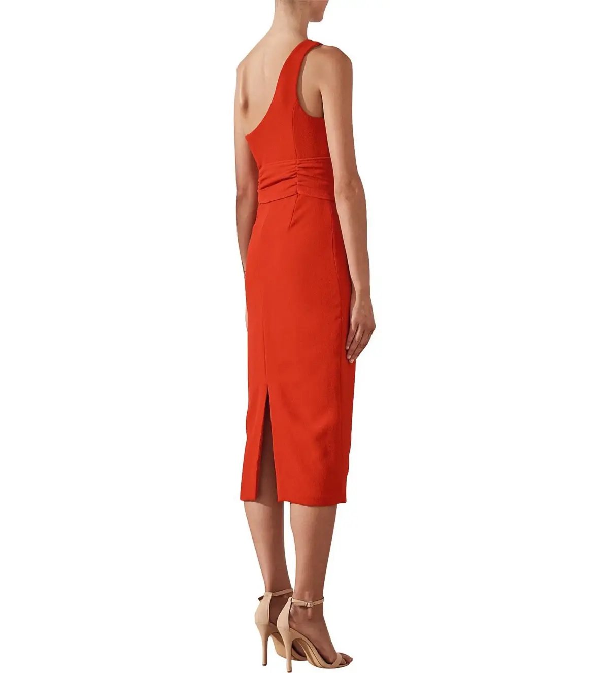 Shona Joy Bryant Midi Dress Chilli Red Size S / AU 8 photo 3