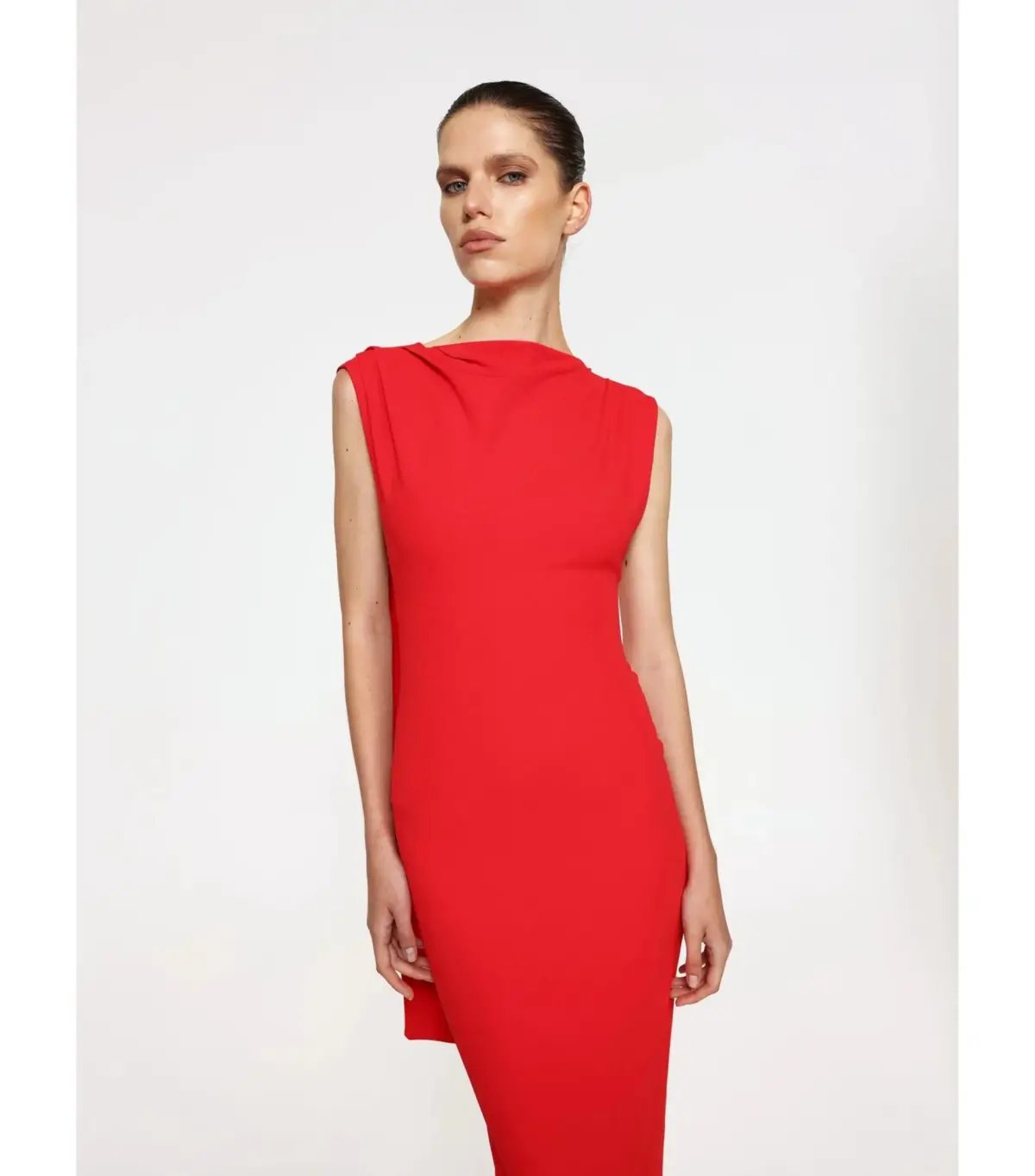 Effie Kats Audrey Maxi Gown Cherry Red Size Small / AU 8 photo 4