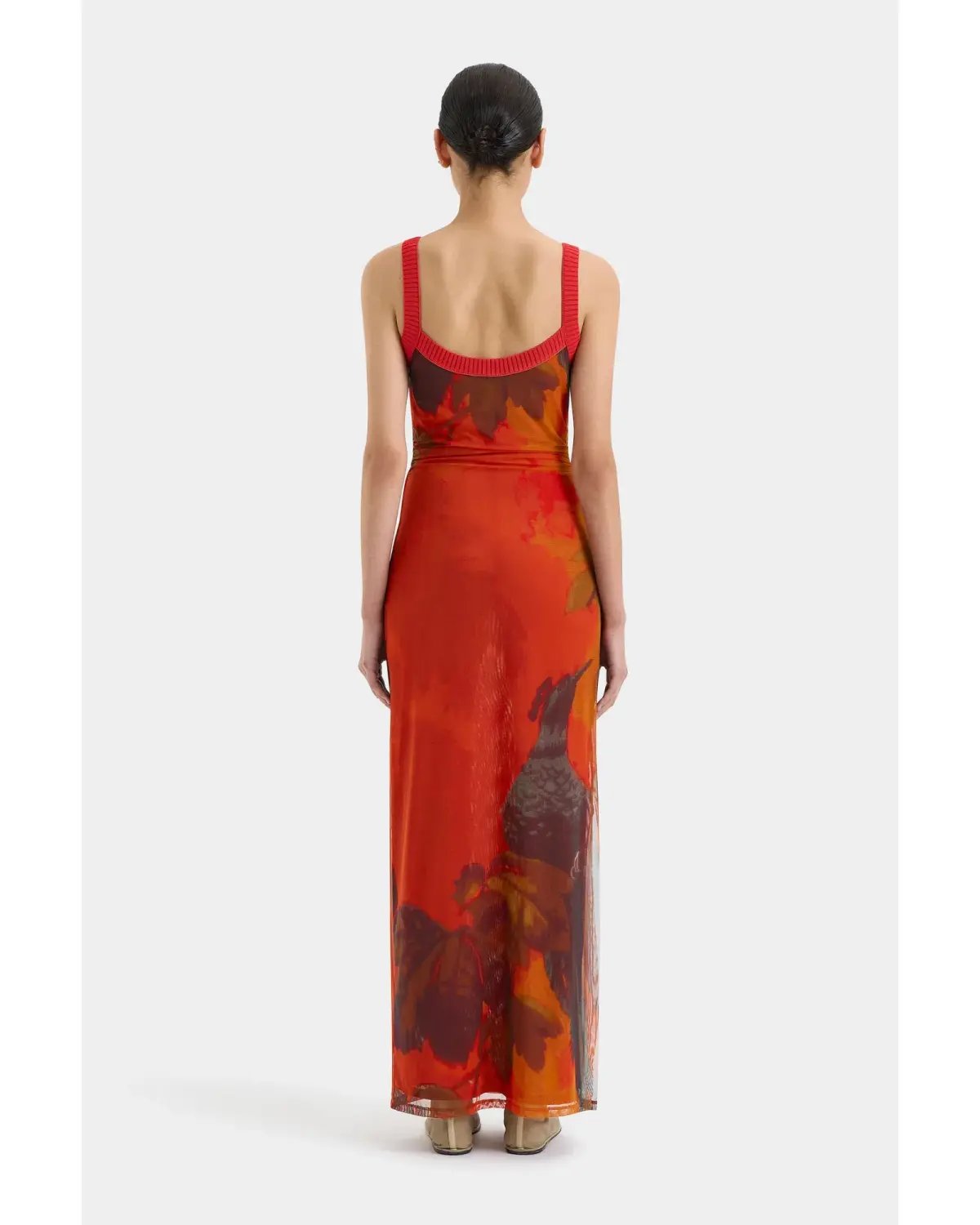 Sir The Label Libertine Tank Midi Dress Wren Print Size 0 / AU 6 photo 2
