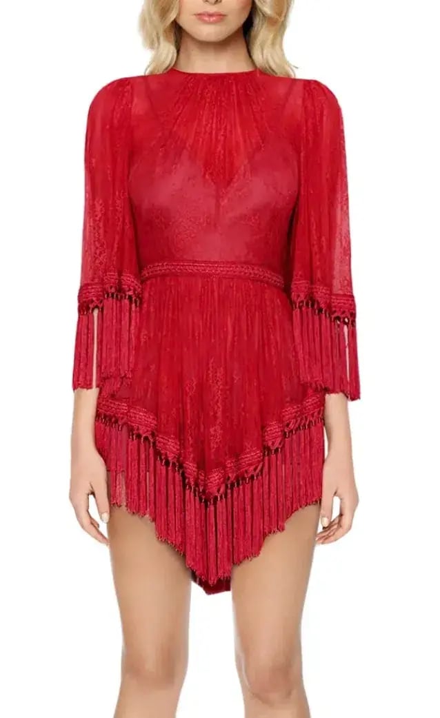 Alice McCall Are You Ready Girl Dress Red Size 10 photo 2