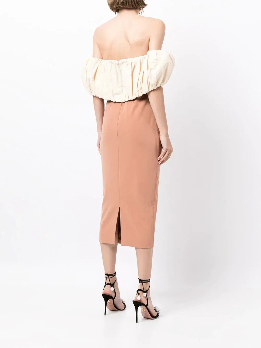 Rachel Gilbert Harley Dress Terracotta/Lemon Size AU 8 photo 2