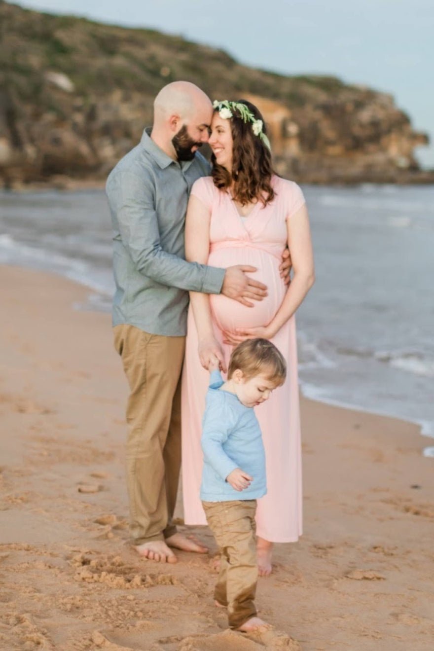 Mama Rentals Chelsea Cotton Maxi - Blush Pink photo 4