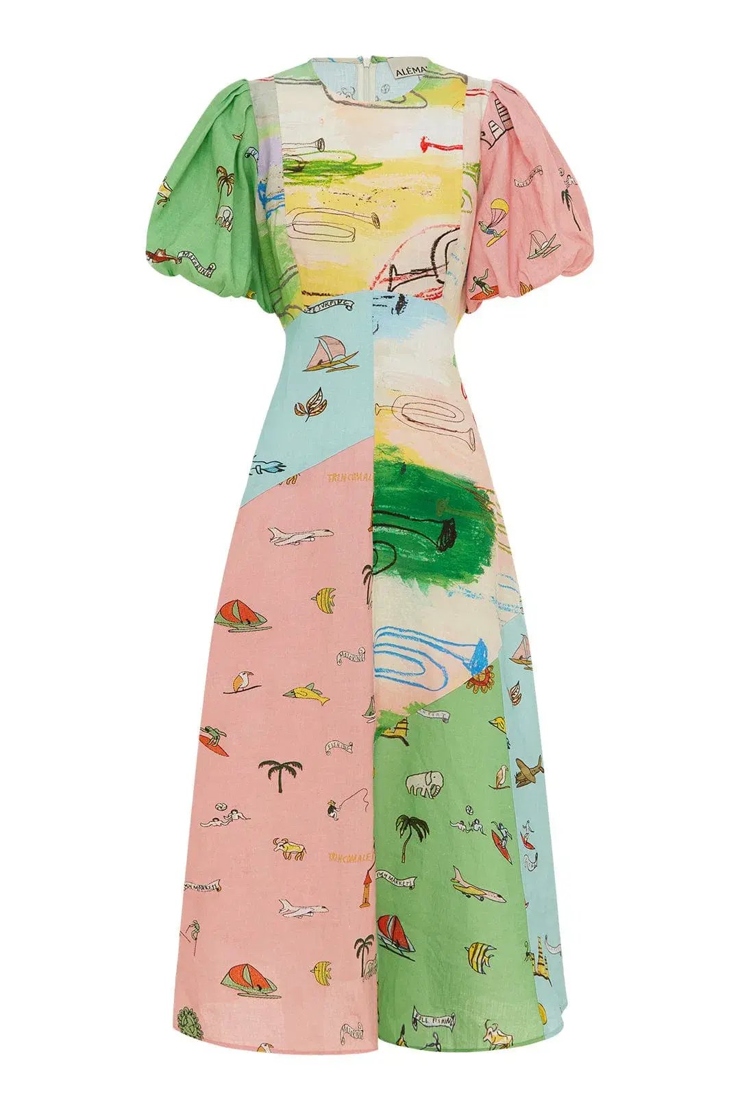 Alemais Jet Midi Dress Multi Size 12 photo 4
