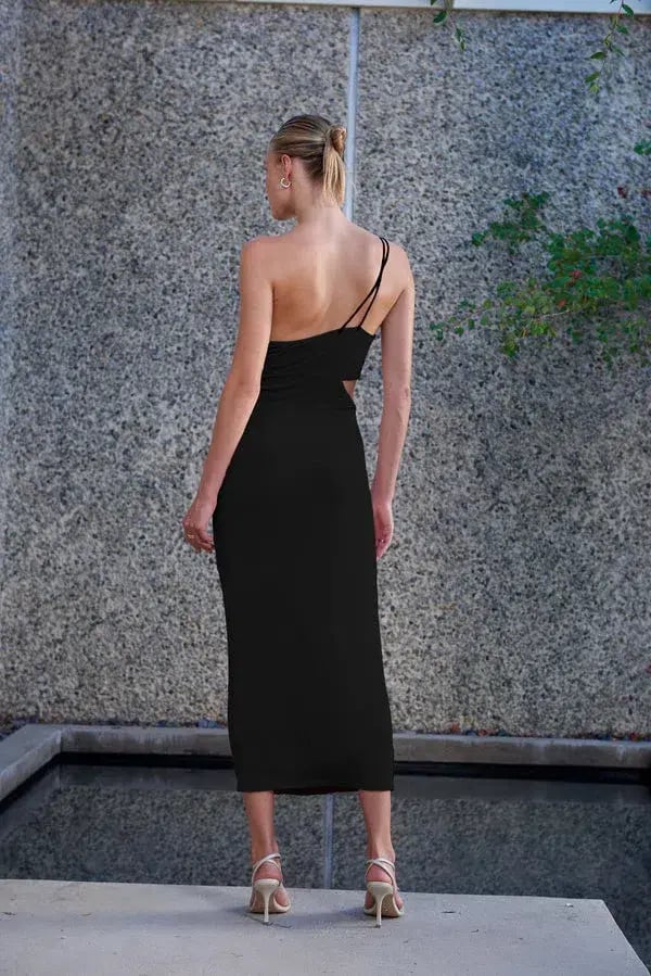 MISHA Bernette Dress Black Size 10/M photo 3