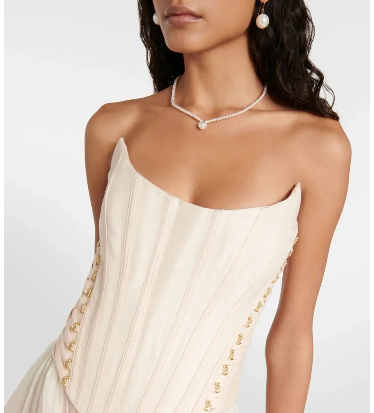 Zimmermann Wonderland Lace Up Midi Dress Sunset Ombre Size 2 AU 12 photo 6