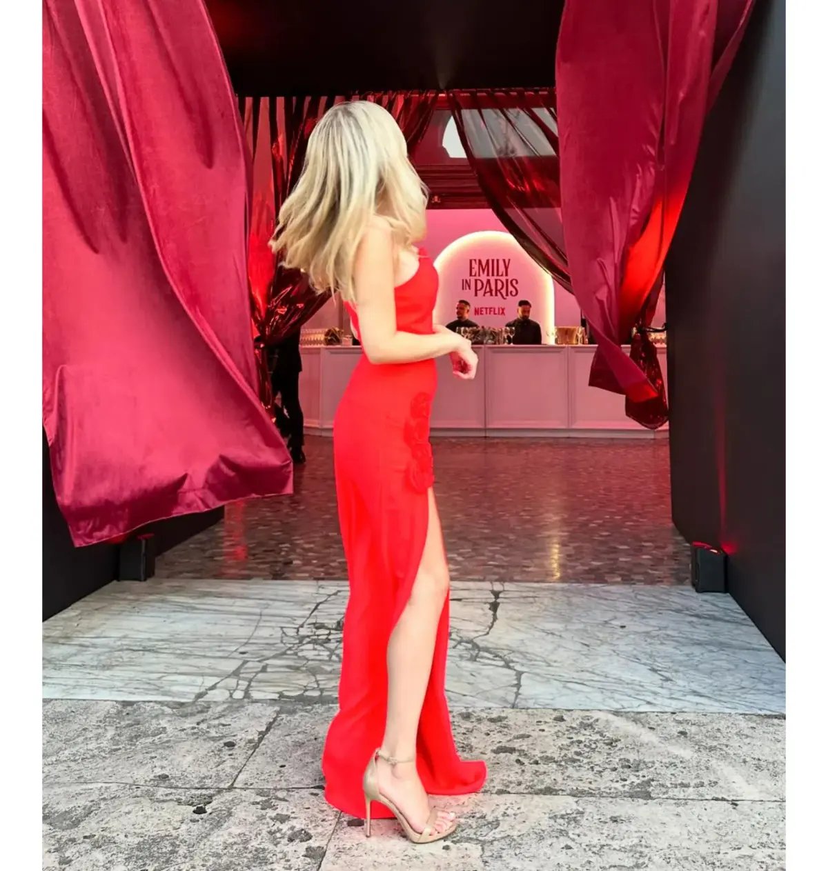 Amanda Uprichard Wolfe Gown Red Size S / AU 8 photo 3