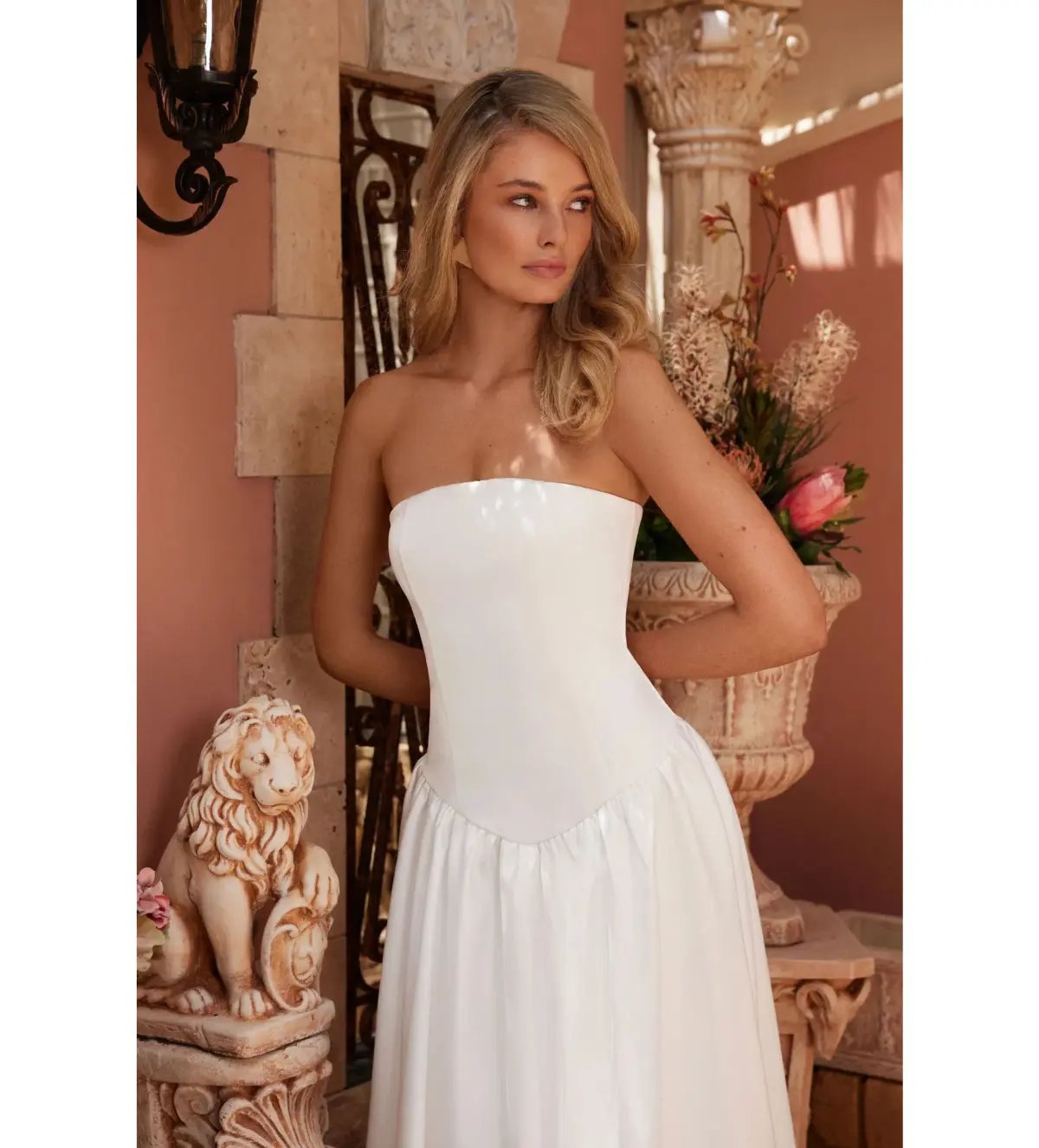 Elle Zeitoune Maggie Midi Dress White Size AU 8 photo 4
