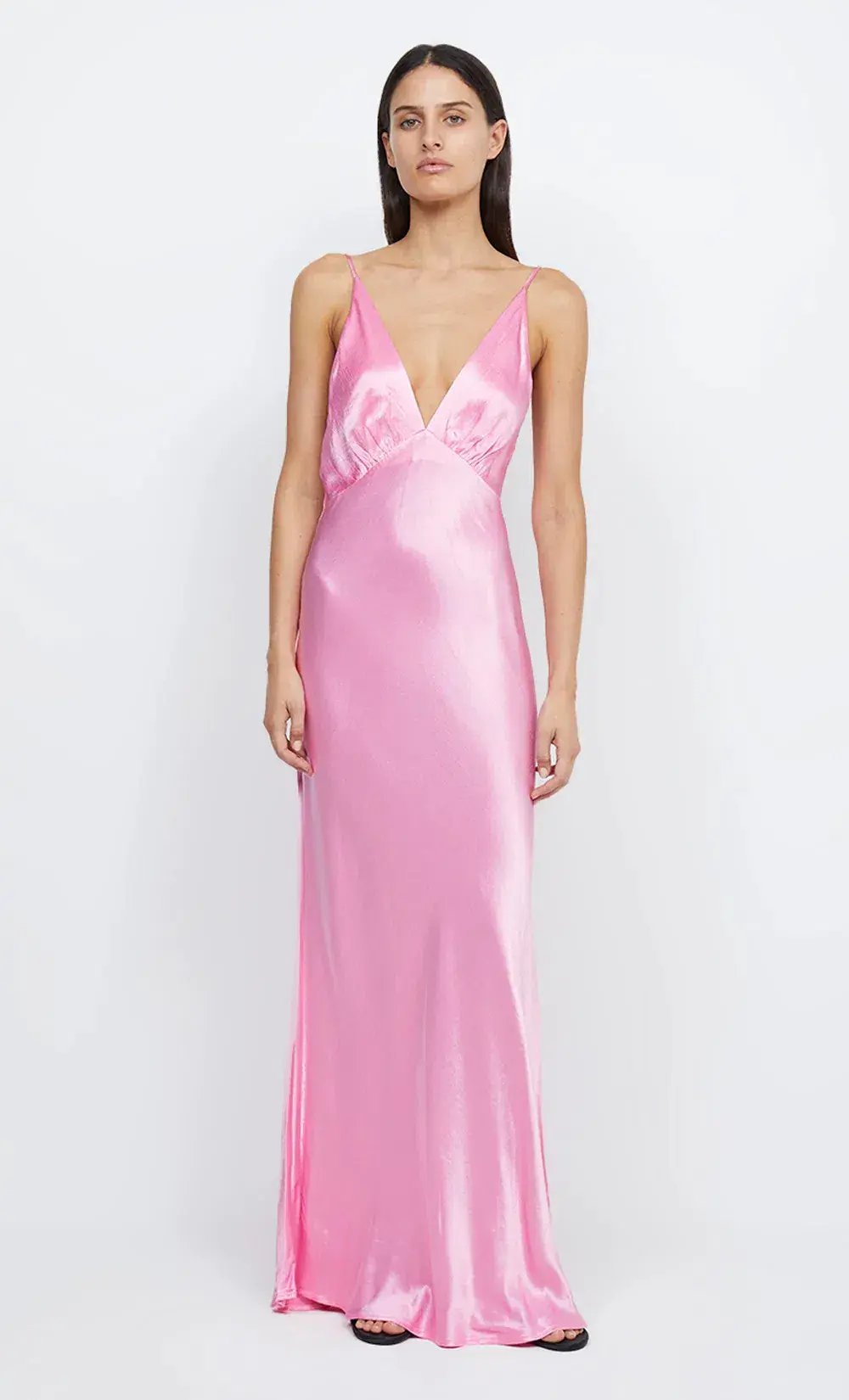 Bec & Bridge Lorelai V Maxi Dress Candy Pink Size AU 8 photo 4