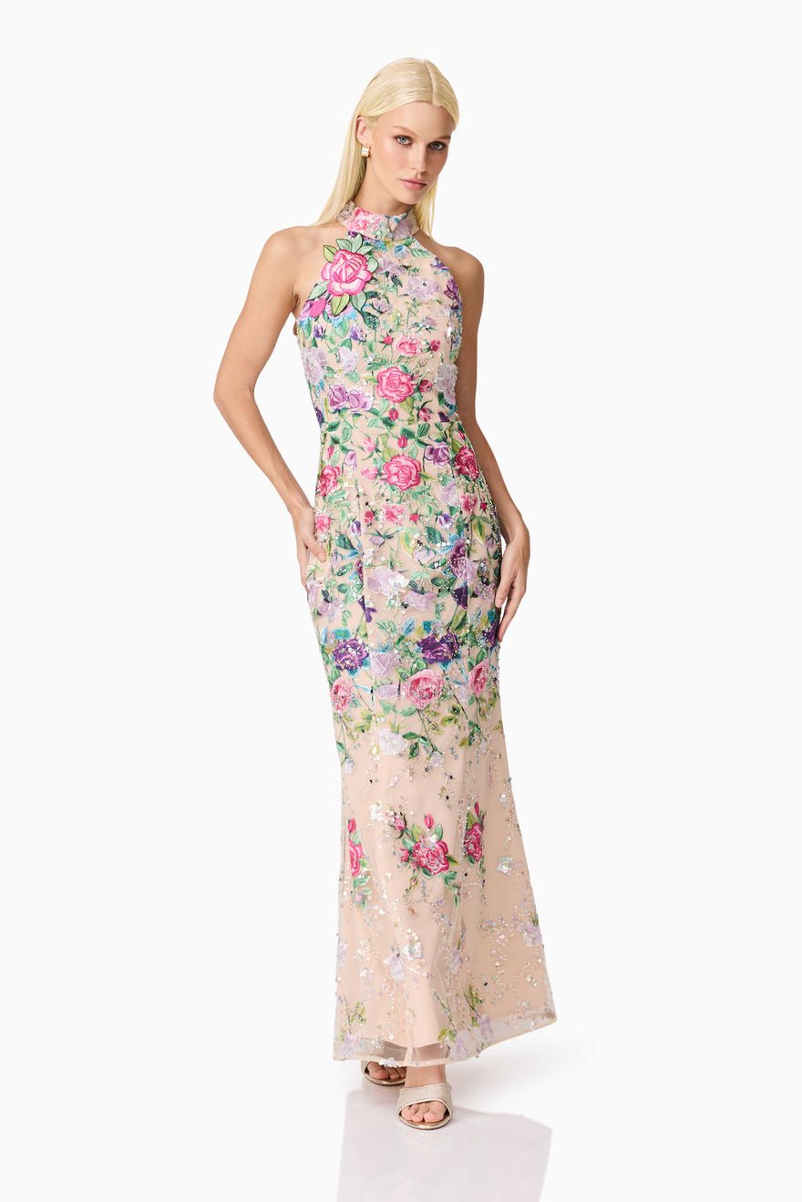 Elliatt Eliska Gown - Floral Multi photo 3