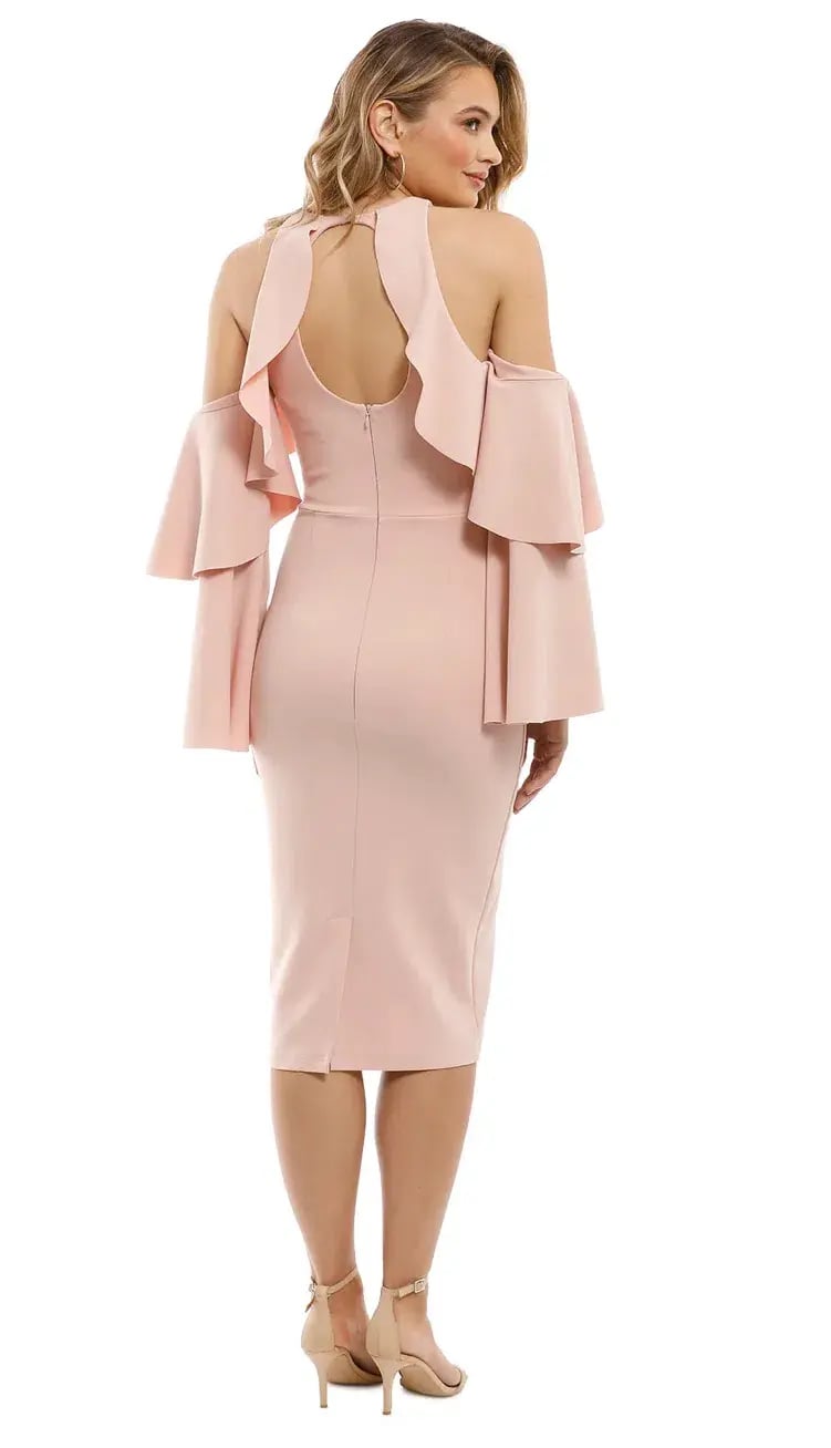 Pasduchas Celine Midi Dress Prima Pink Size 10 photo 2