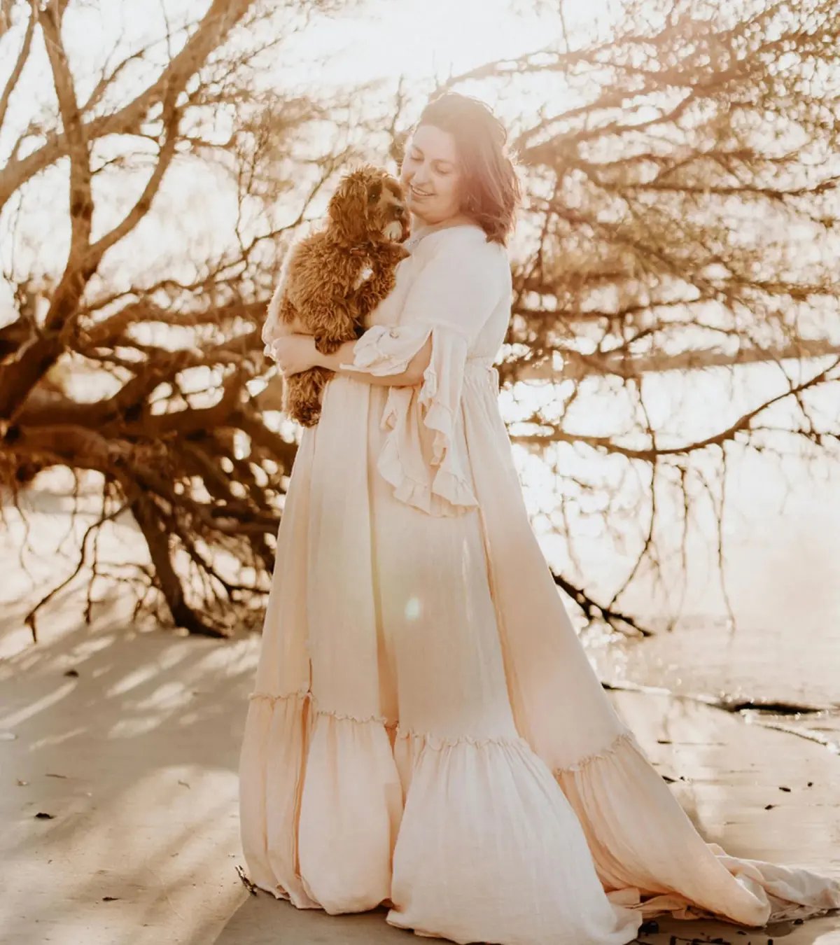 We Are Reclamation Dreams Like These Gown Beige - One Size Fits Most (Aus 6-18) photo 12