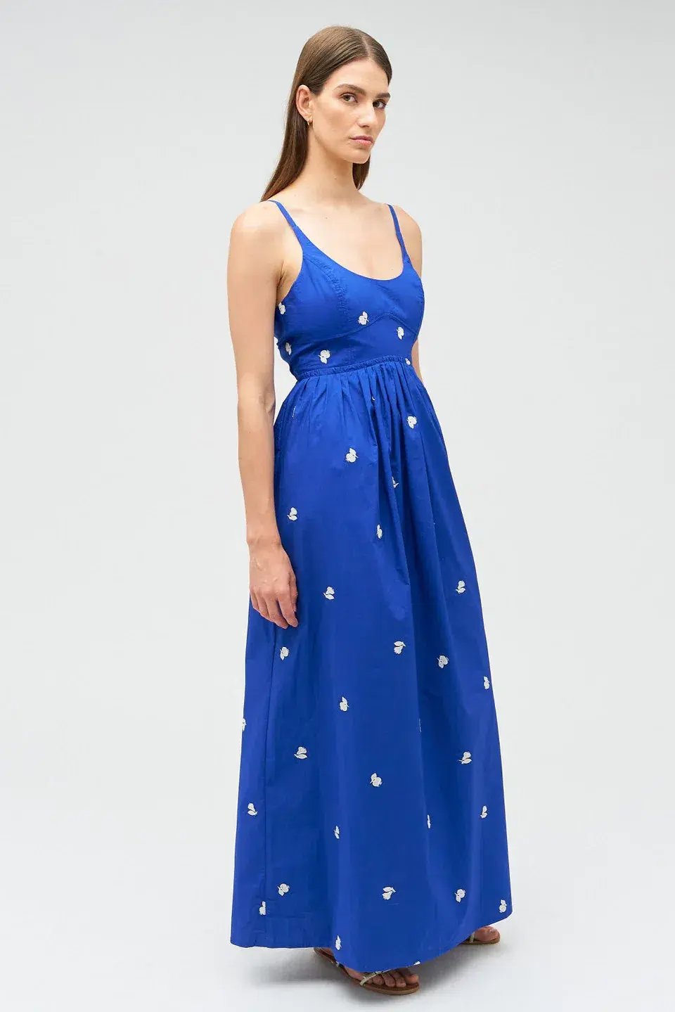 Oroton Embroidered Fruit Sundress in Cotton Size AU 8 photo 2