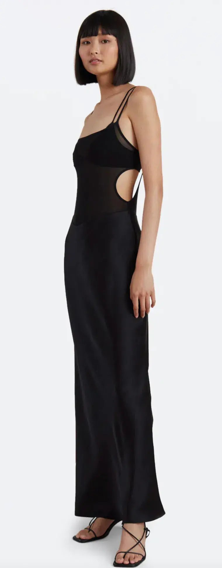 Bec & Bridge Lindsey Cut Out Maxi Dress Black Size 10 / M photo 2